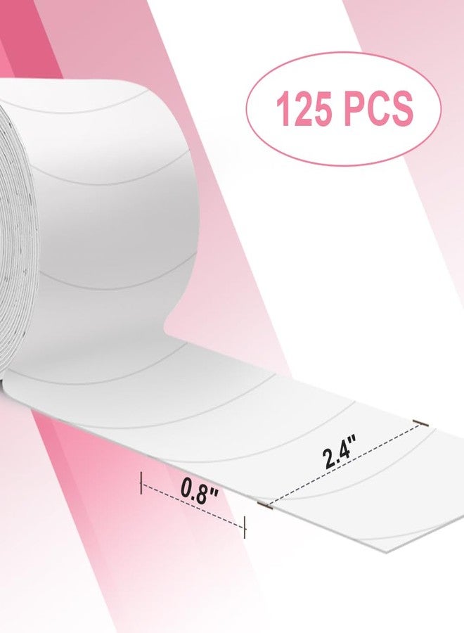 Akissos Foam Eye Pads for Eyelash Extensions - Akissos 125 PCS Pre Cut Medical Foam Tape Under Eye Pads Lash Extension Supplies Beauty Tools Lint Free Hypoallergenic No Latex Waterproof - Image 2